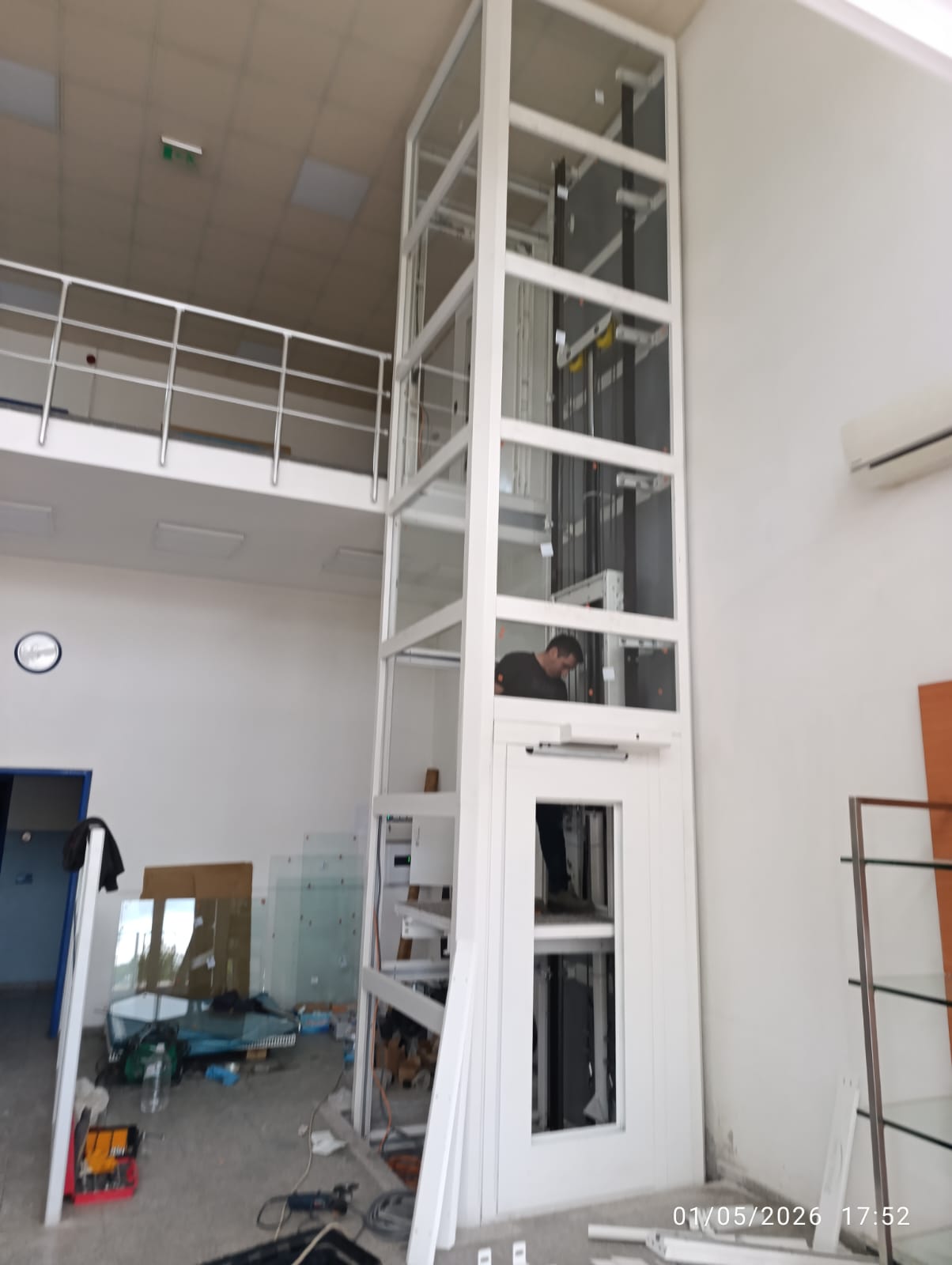 Home lift uygulaması ve dikey taşıma çözümü